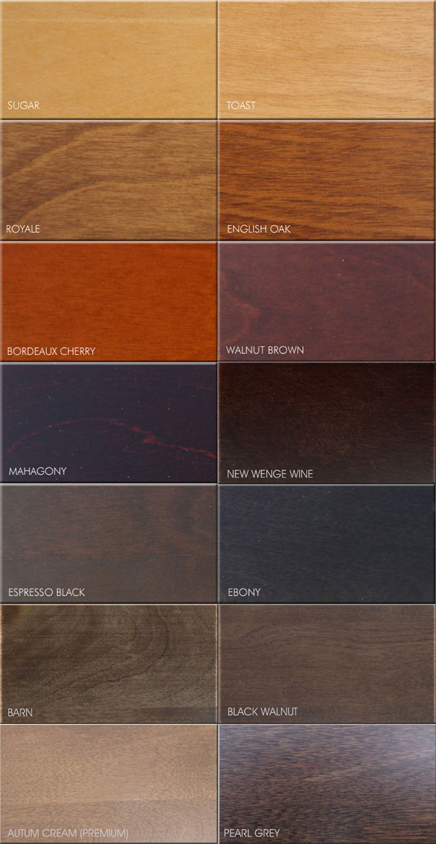 Stain samples